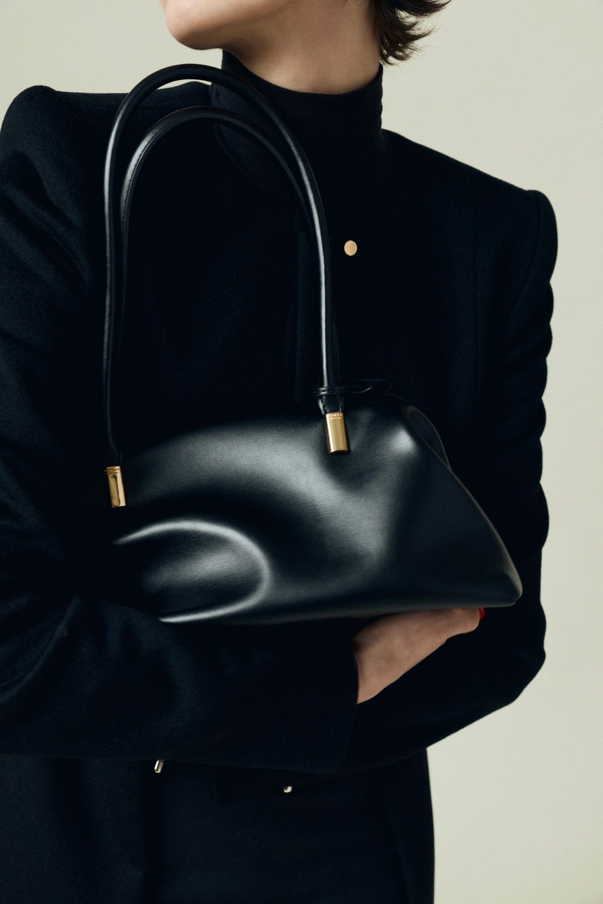 Medium Black Club Bag